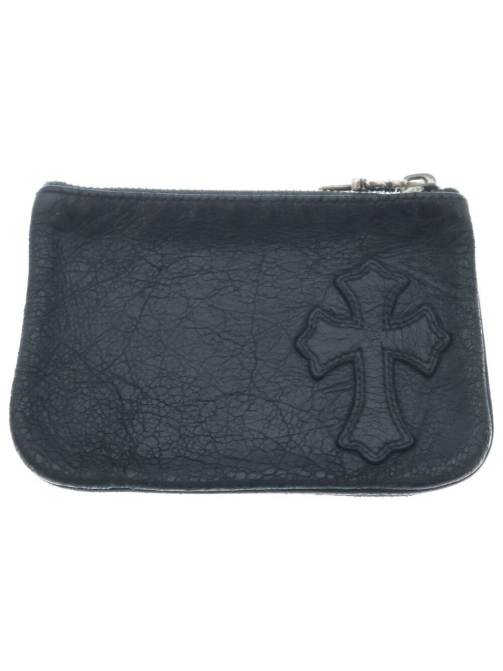 Chrome Hearts Zpr Chng Purse Change Cross Patch Dagger Zip Coin